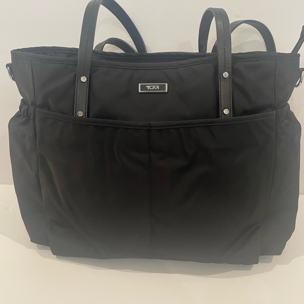 Tumi Jet Black Carryall Bag